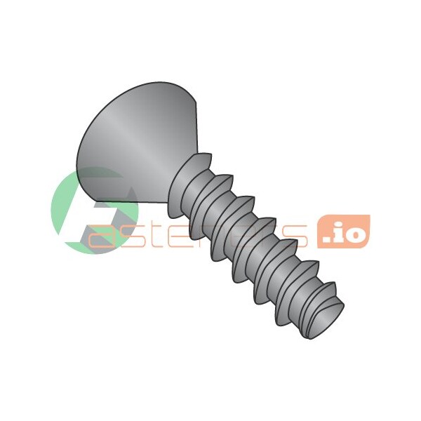 Newport Fasteners Thread Forming Screw, #8 x 5/8 in, Black Oxide Steel Flat Head Phillips Drive, 10000 PK 521458 - main
